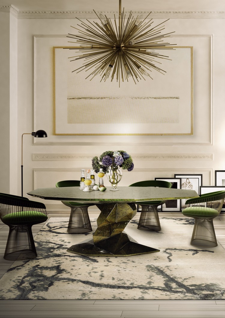 Green Dining Room Inspirations - How to Decorate with Green Accents
