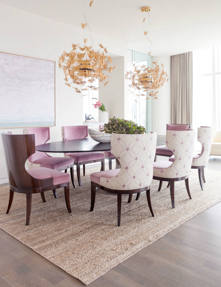 Decorating with pink details