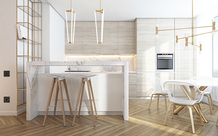Best Luxury Kitchen Design With Marble Accents Home Decor Ideas