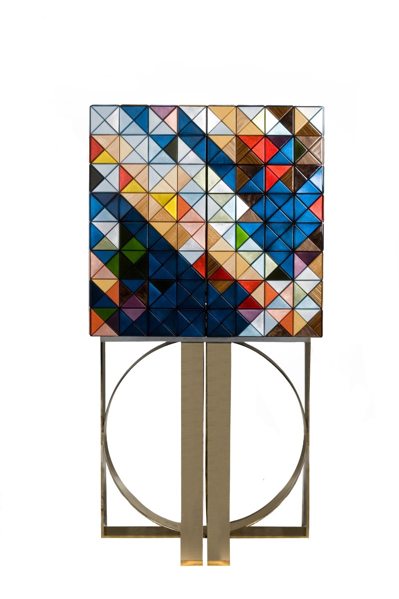 Pixel Cabinet is The Special Statement Piece You Need | www.bocadolobo.com #cabinet #homedecorideas #productdesign #homedecor #decoration #luxuryfurniture @homedecorideas