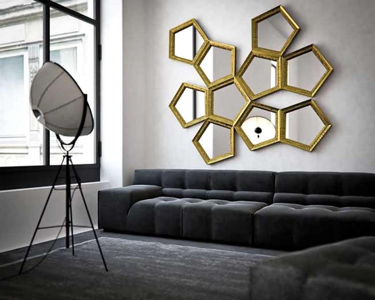 Living Room Decor Ideas: 50 extravagant wall mirrors ...