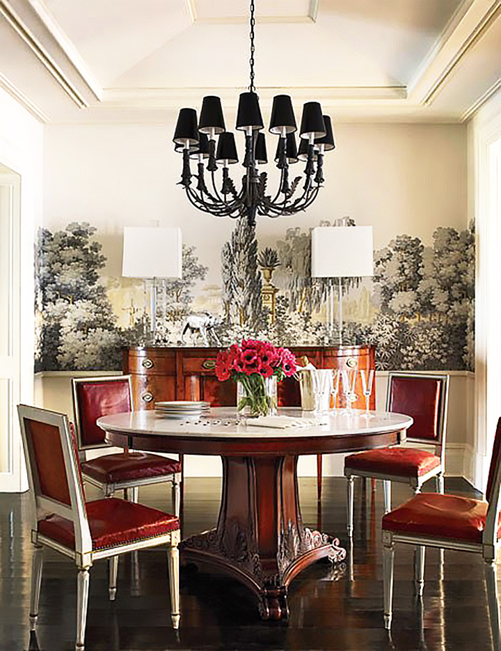 Dining Room Inspiration And Ideas, Old Dining Table With Modern Chairs